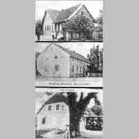 020-0055 Diese alte Postkarte von Gauleden zeigt die Schule, das Gasthaus Heinrich Koehn und die Oberfoersterei..jpg
